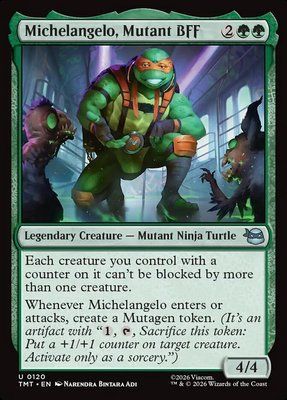 Michelangelo, Mutant BFF, Normal, Regular Foil