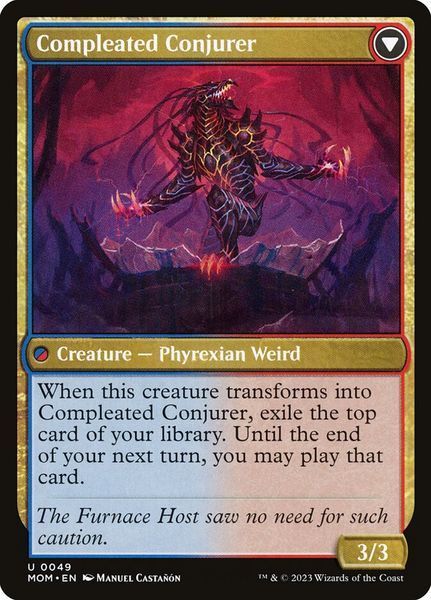 Captive Weird // Compleated Conjurer, Normal