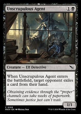 Unscrupulous Agent, Normal