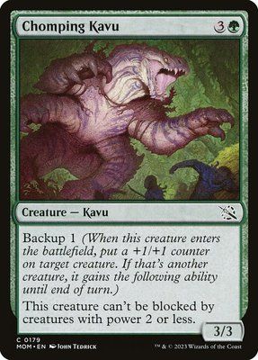 Chomping Kavu, Normal