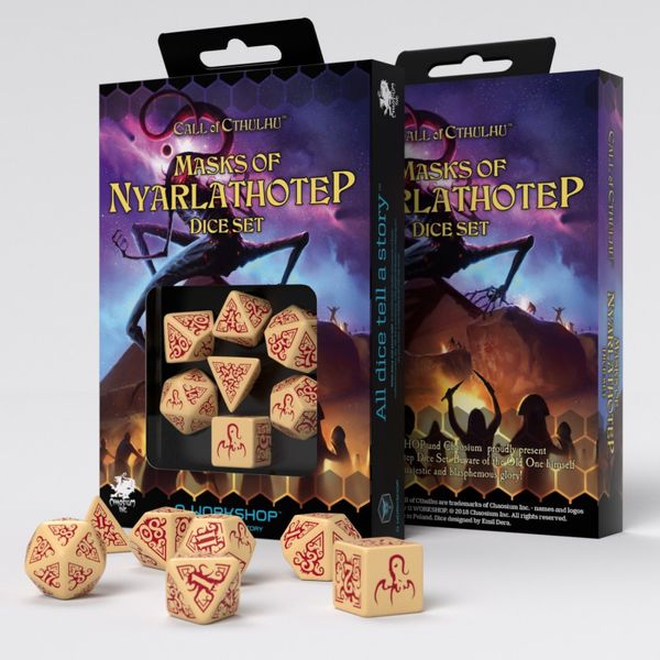 Набір кубиків Call of Cthulhu Masks of Nyarlathotep Dice set