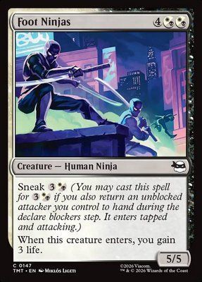 Foot Ninjas, Normal, Regular Foil