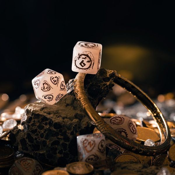 Набір кубиків Dragons Dice Set: Quartz