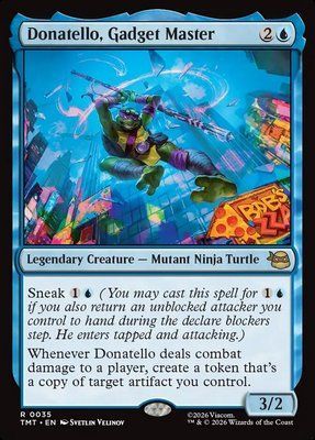 Donatello, Gadget Master, Normal, Regular Foil