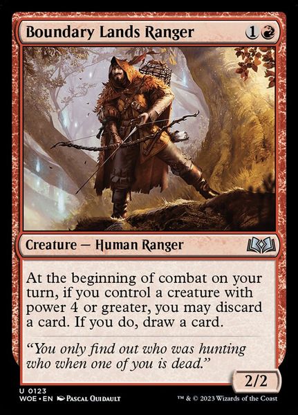 Boundary Lands Ranger, Normal