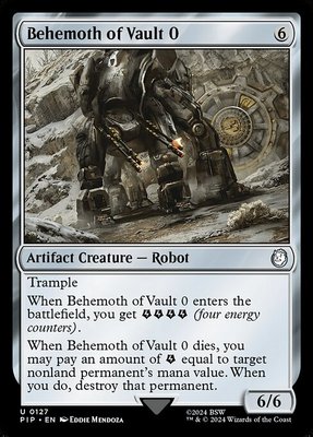 Behemoth of Vault 0, Звичайний, 1