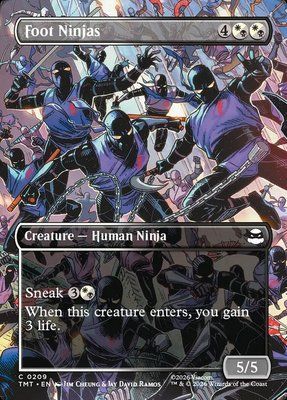 Foot Ninjas, Borderless, Regular Foil