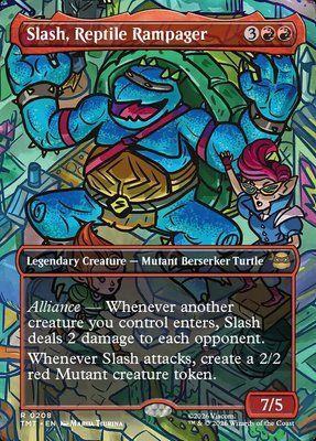 Slash, Reptile Rampager, Borderless, Regular Foil