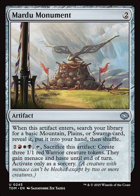 Mardu Monument, Normal