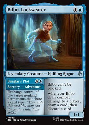 Bilbo, Luckwearer // Burglar's Plot, Normal, Regular Foil