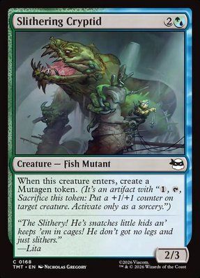 Slithering Cryptid, Normal, Regular Foil