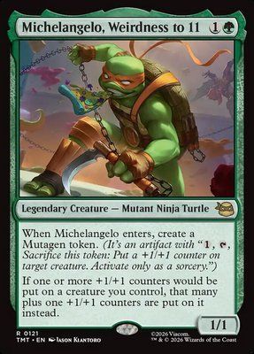 Michelangelo, Weirdness to 11, Normal