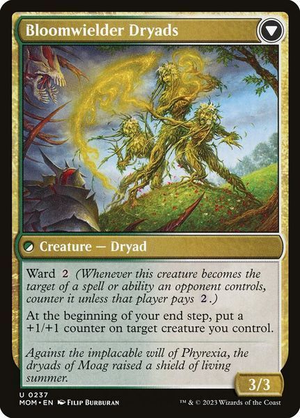 Invasion of Moag // Bloomwielder Dryads, Normal