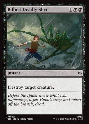 Bilbo's Deadly Slice, Normal