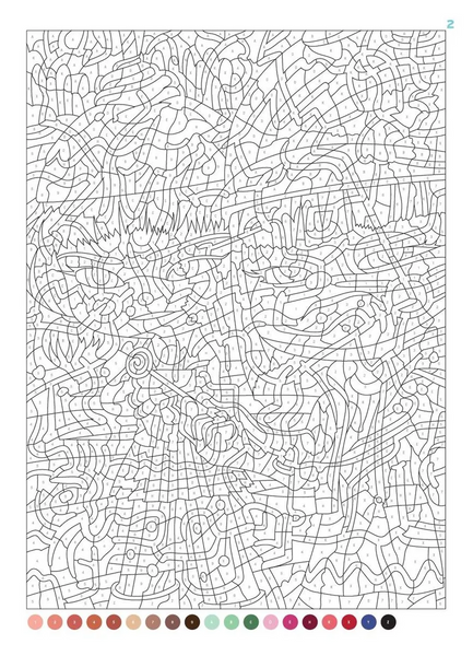 Розмальовка Art therapy. Disney. Dzieci. Zagadkowe rysunki (польською)