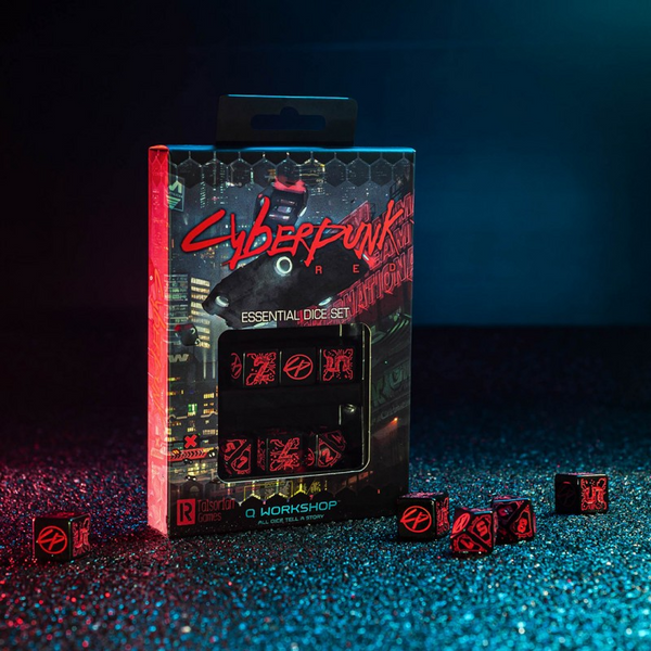 Набір кубиків Cyberpunk Red: Night City Essential Set