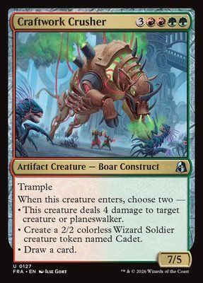 Craftwork Crusher, Normal