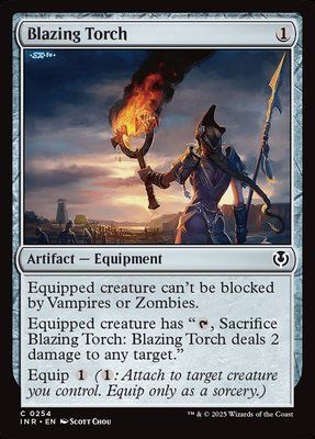 Blazing Torch, Normal, Regular Foil