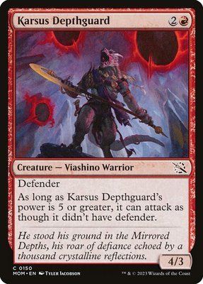 Karsus Depthguard, Normal, Regular Foil