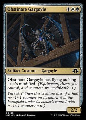 Obstinate Gargoyle, Normal, Regular Foil