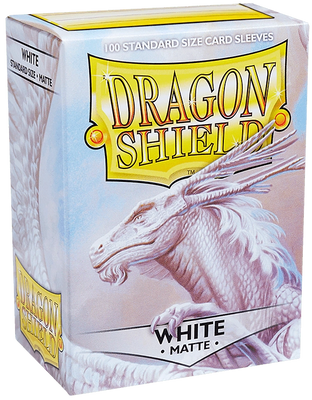 Протектори для карт Dragon Shield: Matte White (66 х 91 мм, 100 шт, Magic the Gathering)