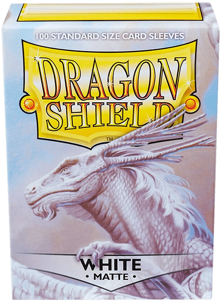 Протектори для карт Dragon Shield: Matte White (66 х 91 мм, 100 шт, Magic the Gathering)