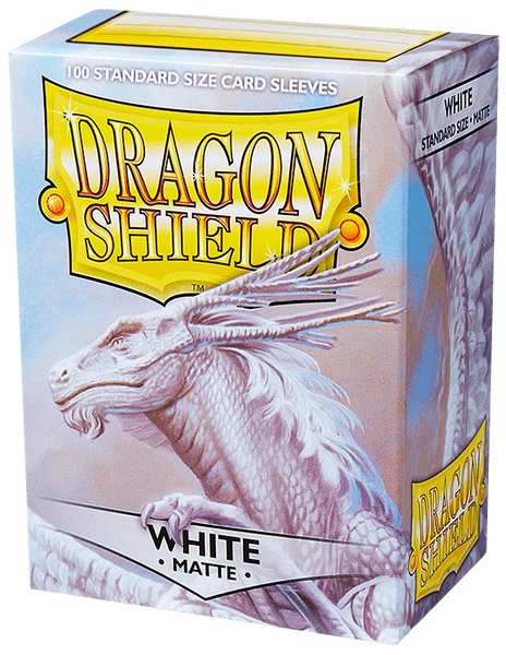 Протектори для карт Dragon Shield: Matte White (66 х 91 мм, 100 шт, Magic the Gathering)