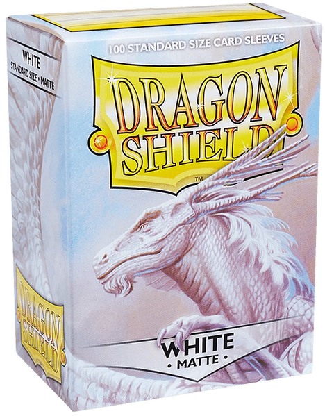 Протектори для карт Dragon Shield: Matte White (66 х 91 мм, 100 шт, Magic the Gathering)