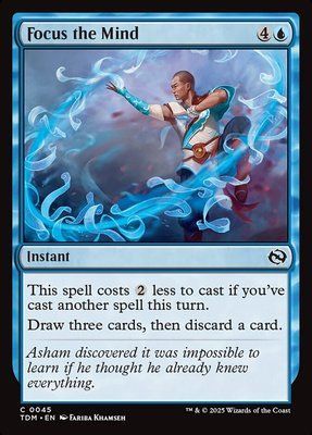 Focus the Mind, Normal, Regular Foil