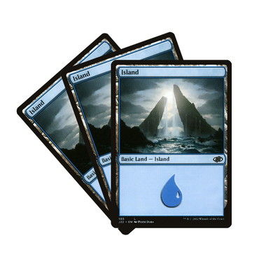 Blue Island Land Pack (Базові землі - сині, 26 шт, Magic The Gathering)