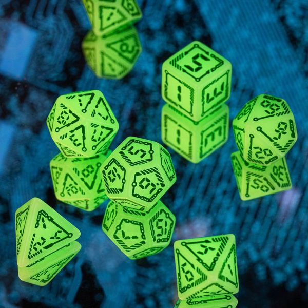 Набір кубиків "Digital" Glowing Dice Set