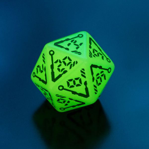 Набір кубиків "Digital" Glowing Dice Set