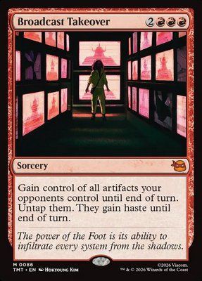 Broadcast Takeover, Normal, Regular Foil