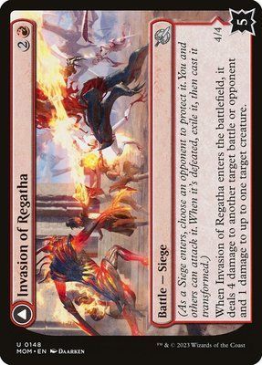 Invasion of Regatha // Disciples of the Inferno, Normal