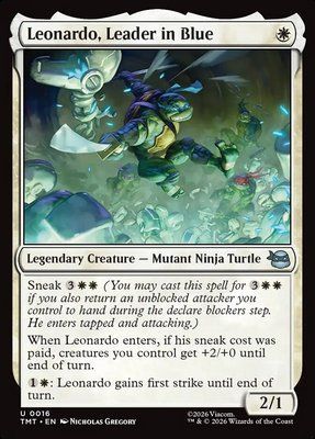 Leonardo, Leader in Blue, Normal