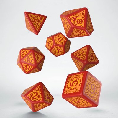 Набір кубиків Dragon Slayer Red & orange Dice Set