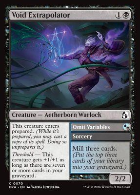 Void Extrapolator // Omit Variables, Normal