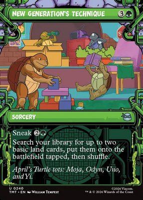 New Generation's Technique, Borderless, Showcase, Regular Foil
