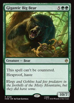 Gigantic Big Bear, Normal