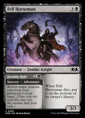 Fell Horseman // Deathly Ride, Normal