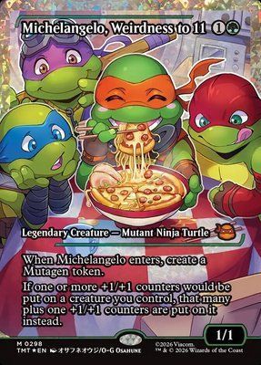 Michelangelo, Weirdness to 11, Normal, Fracture Foil