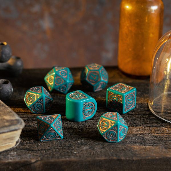 Набір кубиків Steampunk Clockwork: Nautical Apparatus Modern Dice Set