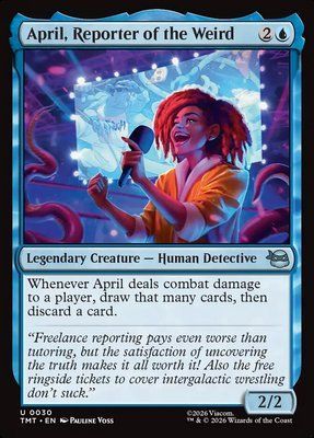 April, Reporter of the Weird, Normal