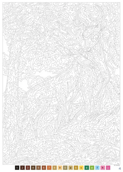 Розмальовка Art therapy. Disney. Świat przyrody. Zagadkowe rysunki (польською)