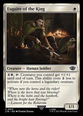 Esquire of the King, Normal