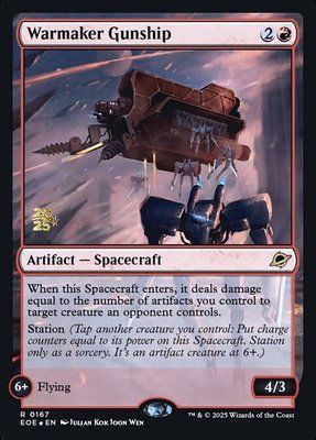 Warmaker Gunship, Promo, Regular Foil