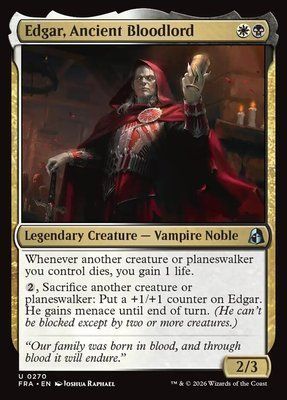 Edgar, Ancient Bloodlord, Normal