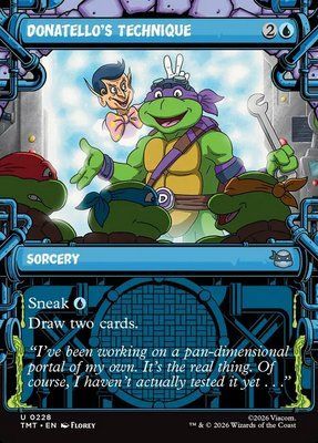Donatello's Technique, Borderless, Showcase