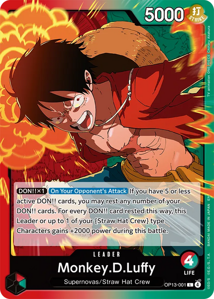OP-13: Carrying On His Will Booster (One Piece Card Game Бустер)