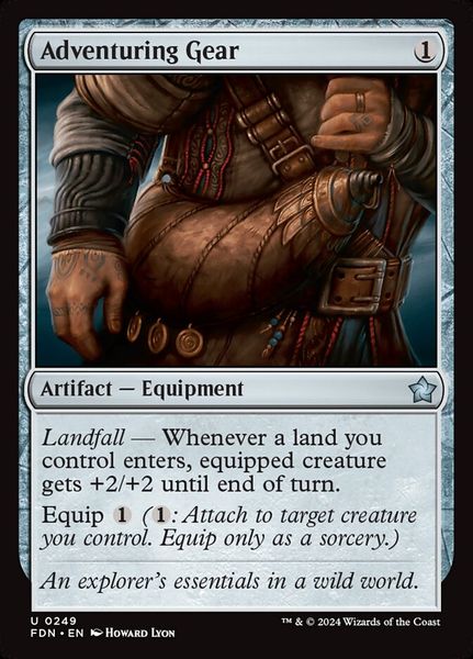 Adventuring Gear, Normal, Regular Foil